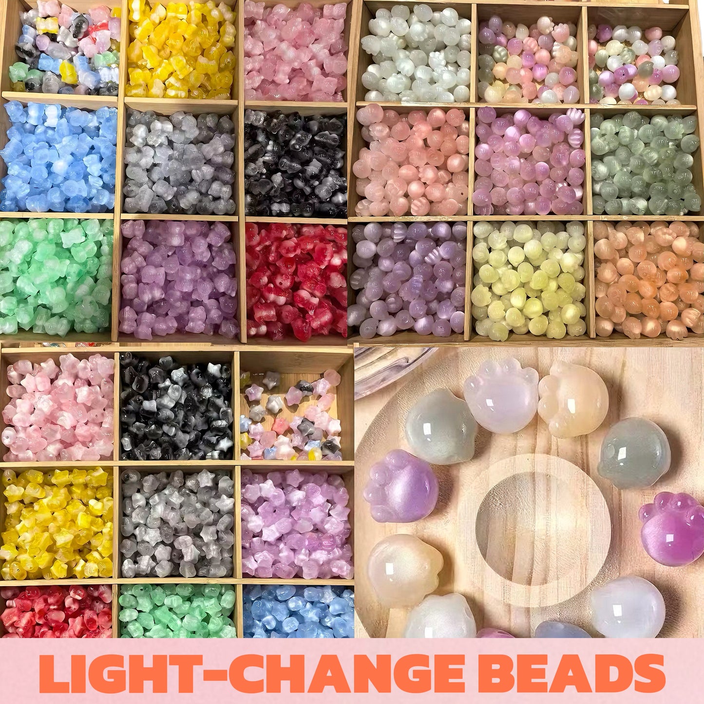 Light-Change Color beads