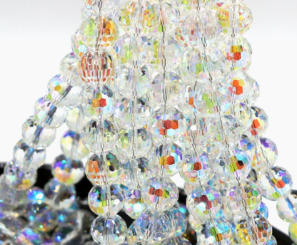 Crystal glass beads (wheel /round and other beads) Beadss Blind Bag