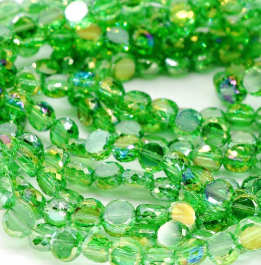 Crystal glass beads (wheel /round and other beads) Beadss Blind Bag