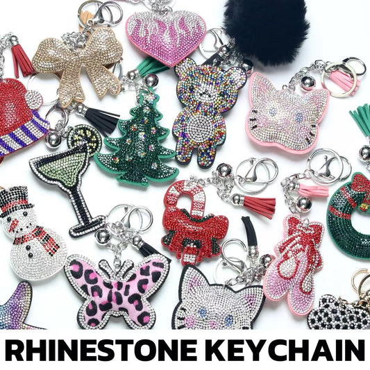 RHINESTONE KEYCHAIN
